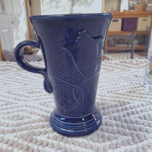 Fiestaware Cobalt Blue Pedestal Coffee/Tea 6" Cup/Mug